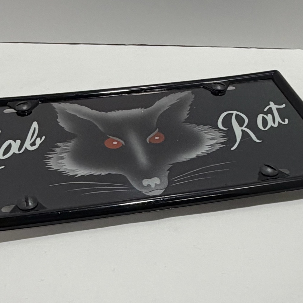 Lab Rat Front License Plate Laboratory Humor - Picture 2 of 6